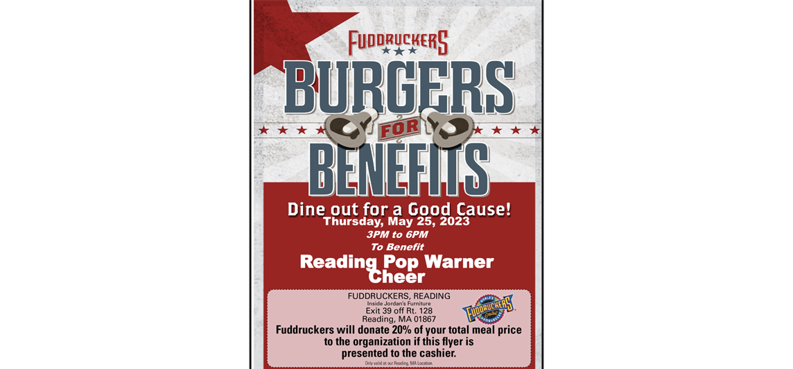 RPW Cheer Fuddruckers Fundraiser